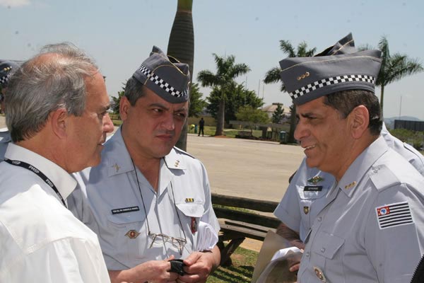 Polícia Ambiental presente no lançamento da Campanha.