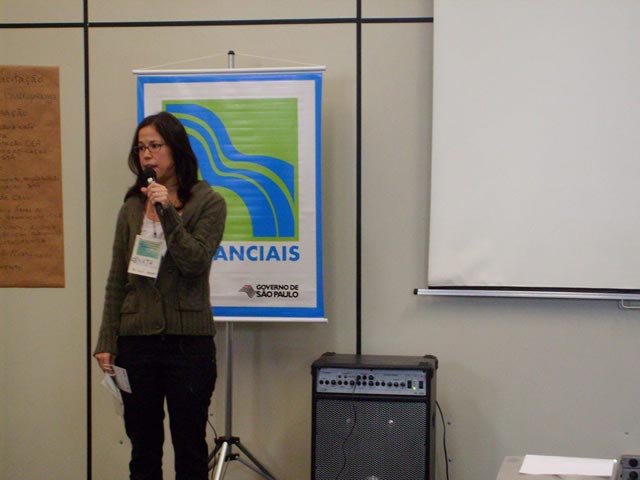Renata abordou as questões de educação ambiental.