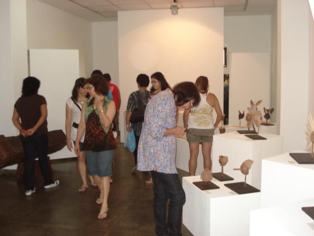 Público acompanha exposição no Horto Florestal